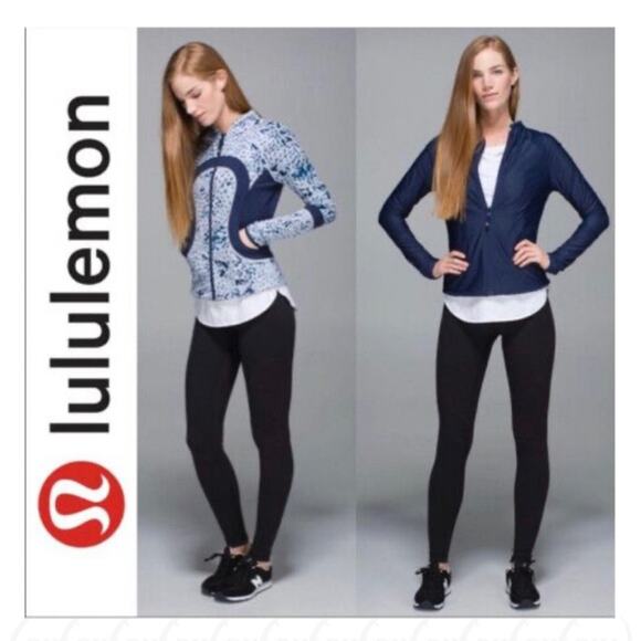 Lululemon Find Your Bliss Jacket size 6 Navy Blue - Picture 1 of 16